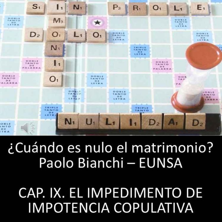 cover art for CAPÍTULO IX. EL IMPEDIMENTO DE IMPOTENCIA COPULATIVA