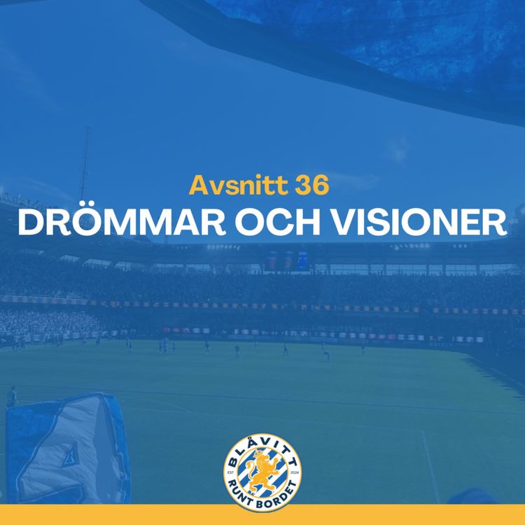 cover art for Blåvitt Runt Bordet #36 Drömmar och visioner