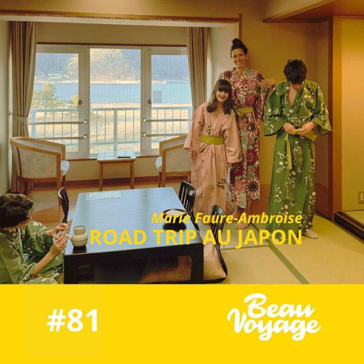 cover art for # 81 - Marie Faure-Ambroise au Japon : la poudreuse d'Hokkaido, la folie de Tokyo et la magie des Onsens