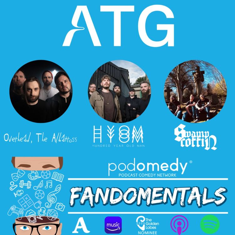 cover art for On the Stage at ArcTanGent with Hundred Year Old Man, Overhead, the Albatross & Swamp Coffin