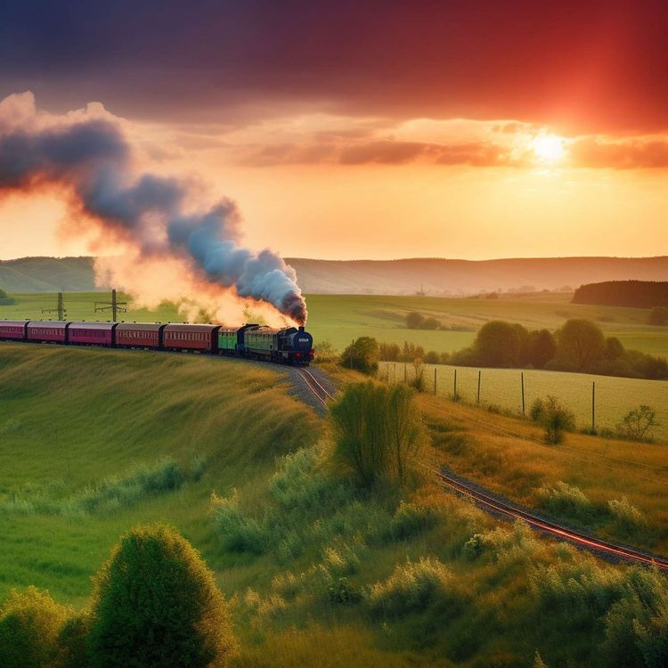 cover art for Magical Train Trip Through The Romanian Country Side