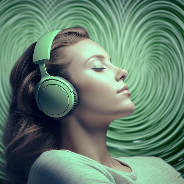 cover art for "Green Noise: Nature's Lullaby for Deep Sleep"