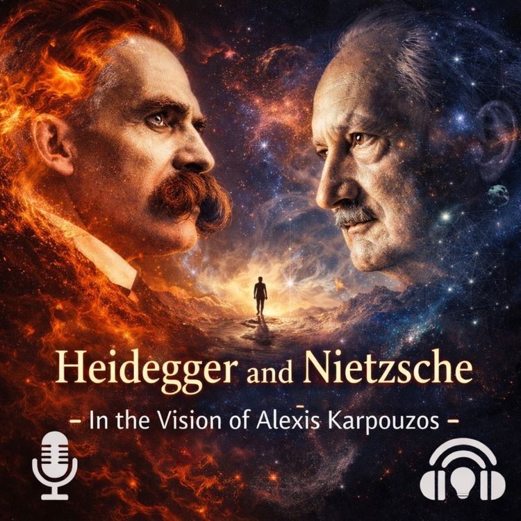 cover art for HEIDEGGER AND NIETZSCHE - ALEXIS KARPOUZOS