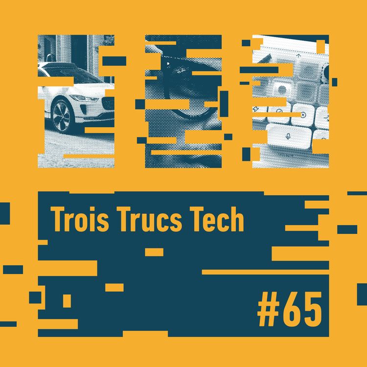 cover art for 🚕 Un taxi autonome dénonce deux ados à la police | 👓 Les lunettes connectées envahissent nos rues | ⌨️ OpenAI lance son premier appareil physique | Trois Trucs Tech #65