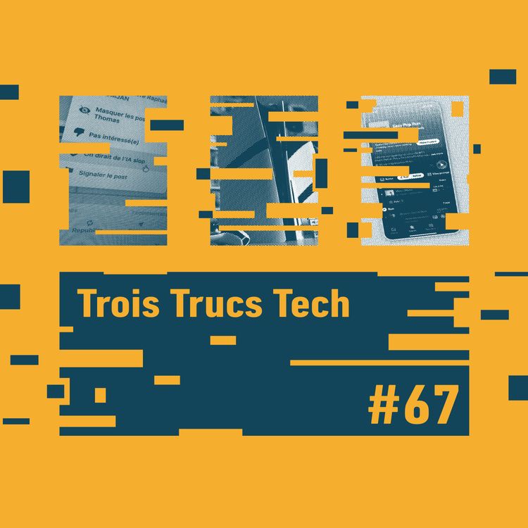cover art for 🚫 LinkedIn signe la fin de l'AI slop | 🏃 Spotify se met au sport et au journaling | 🎮 Sony, la tension monte | Trois Trucs Tech #67
