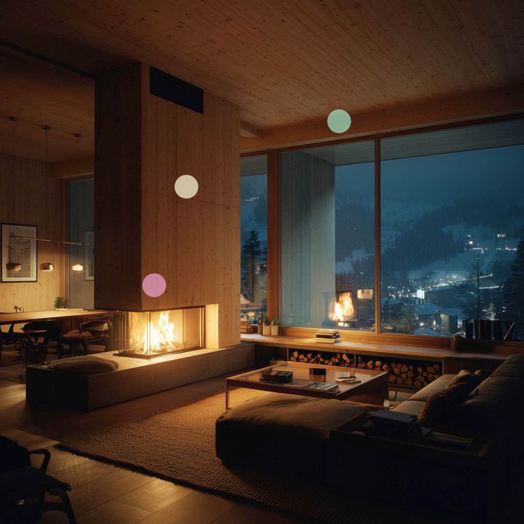 cover art for Crackling Fire | A Cosy Room on a Cold Night