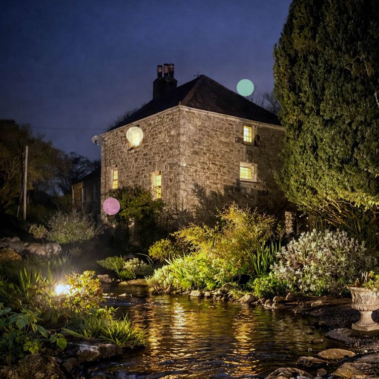 cover art for The Old Mill Garden at Night