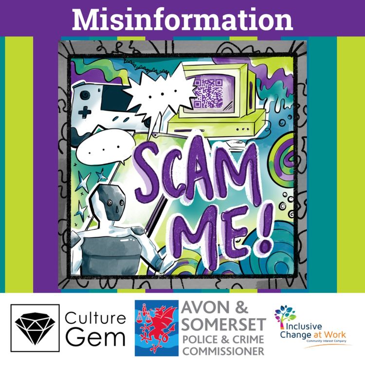cover art for Scam Me - Misinformation