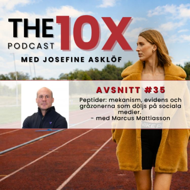 cover art for #35: Peptider: mekanism, evidens och gråzonerna som döljs på sociala medier - med Marcus Mattiasson