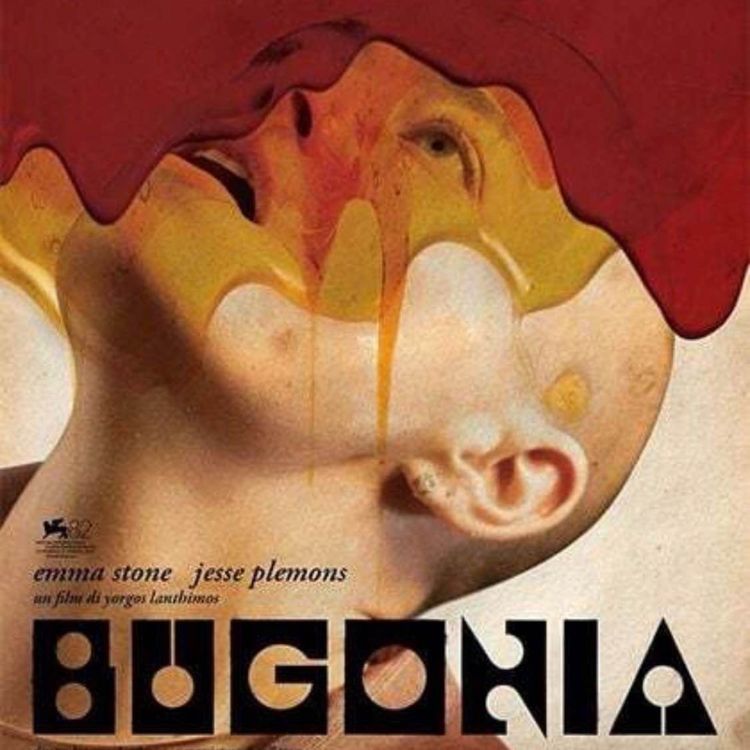 cover art for BUGONIA MOVIE REVIEW 