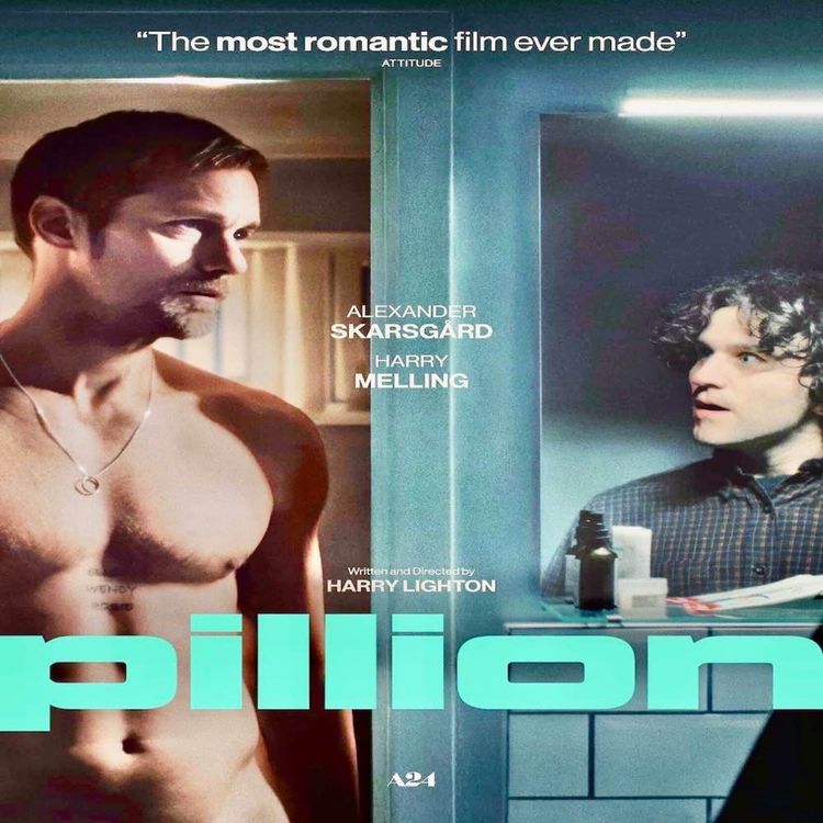 cover art for Alexander Skarsgård & A23's "PILLION" MOVIE vs MAN ON FILM