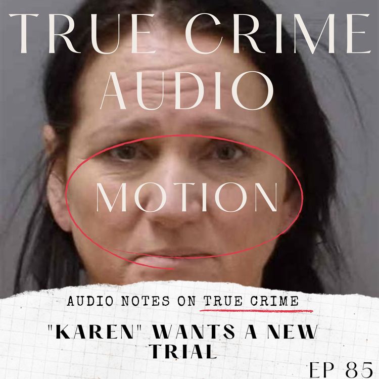 cover art for MOTION: "KAREN" WANTS A NEW TRIAL