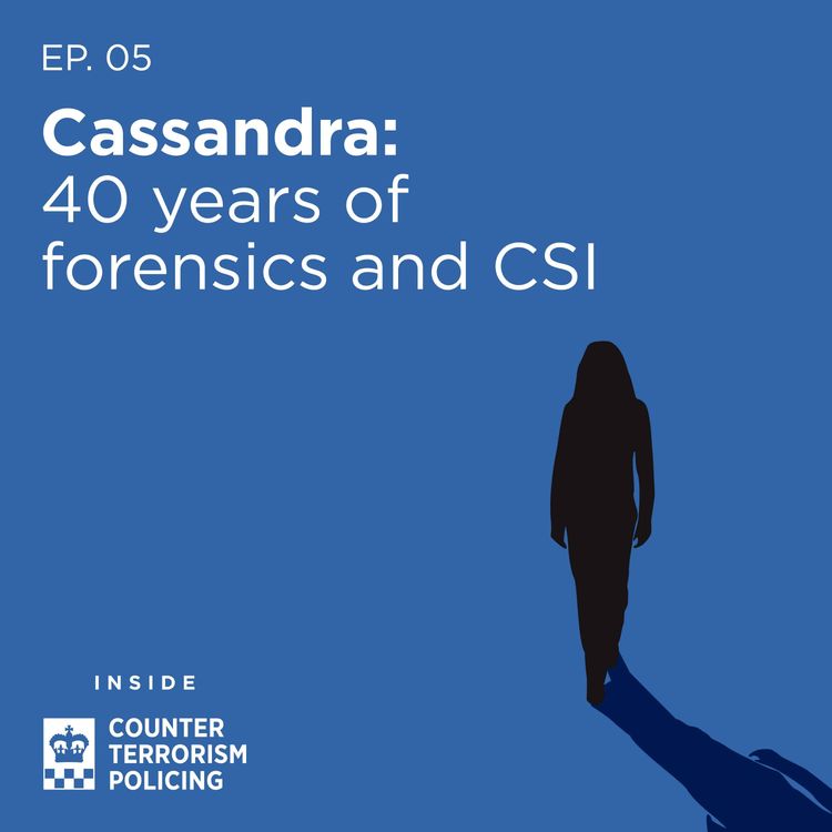 cover art for Cassandra: 40 years of forensics and CSI, giving a voice to those who no longer have one.