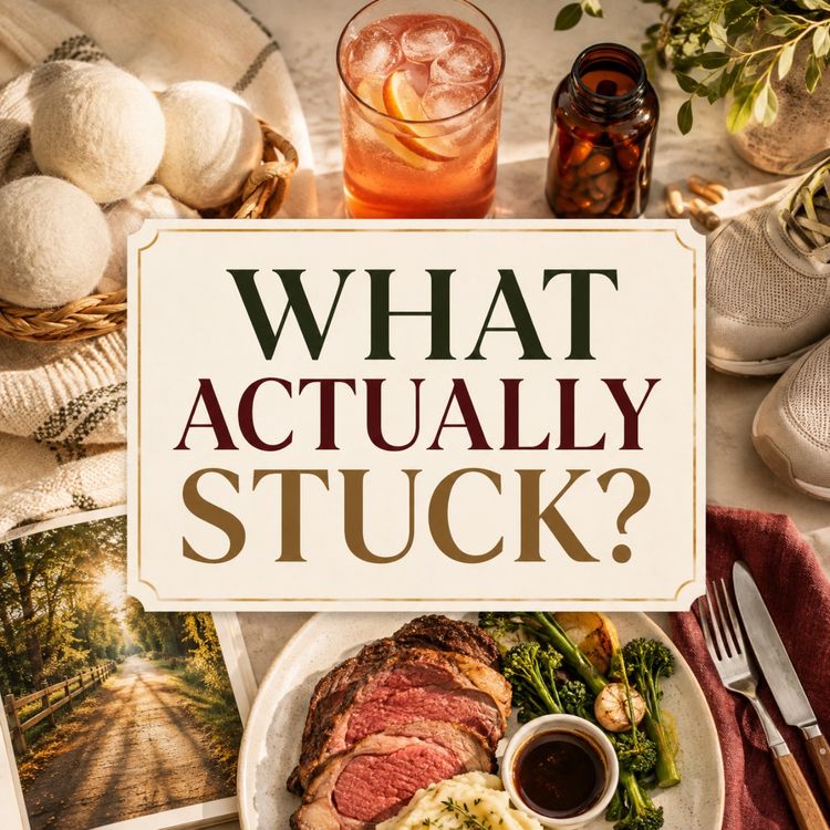 cover art for What Actually Stuck? Honest Updates on Things I’ve Tried