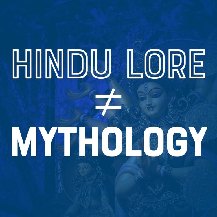 cover art for Hindu lore ≠ Mythology