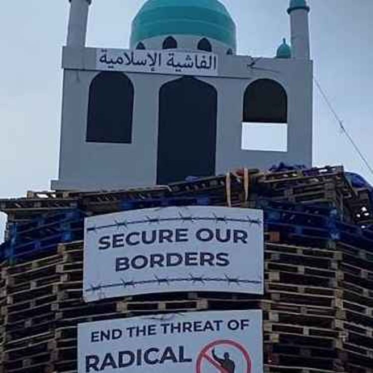 cover art for Senator Labels Bonfire Display in Northern Ireland "Racist and Threatening" - 13/07/2026