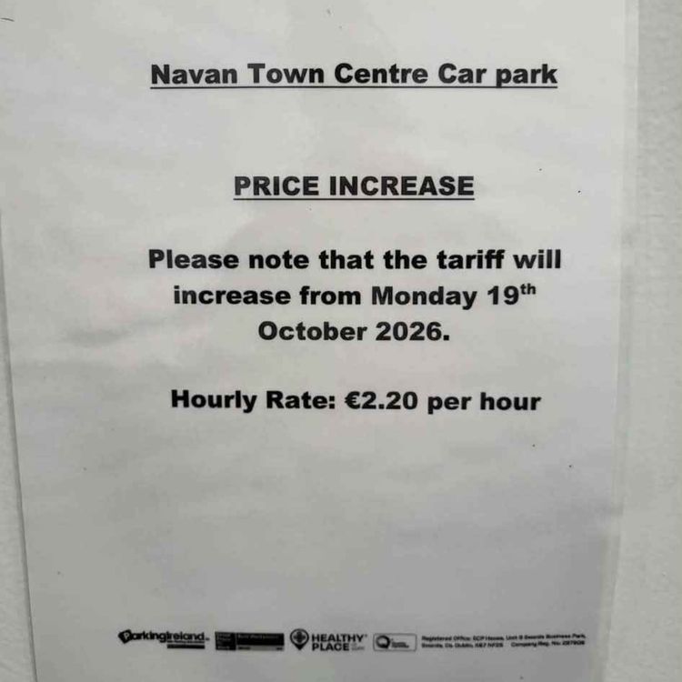 cover art for Backlash in Navan Over Town Centre Parking Charge Increase - 12/10/2026