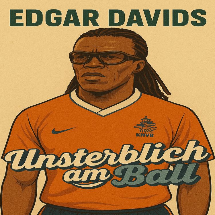 cover art for „Der Mann mit der Brille“, Edgar Davids’ Legende