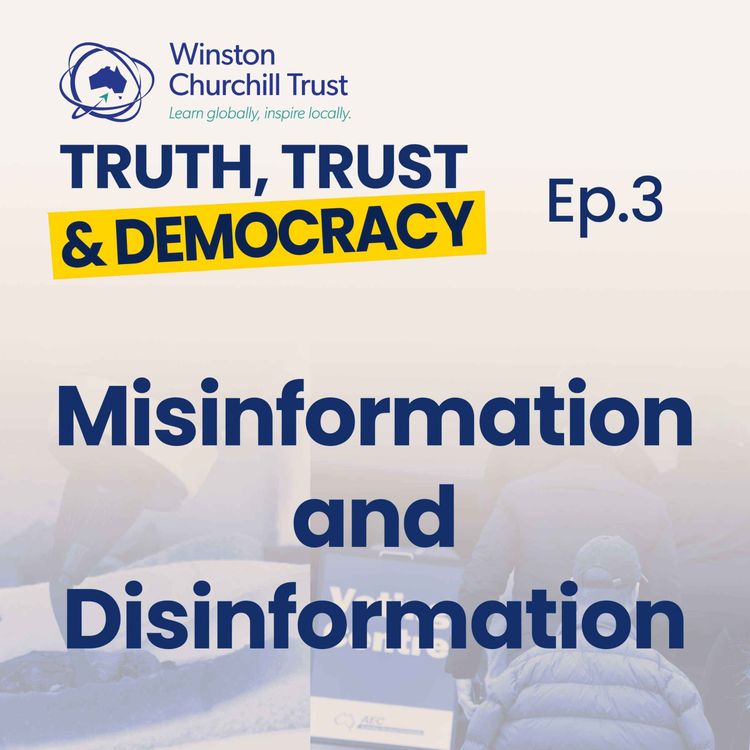 cover art for Ep 3 - Misinformation and Disinformation