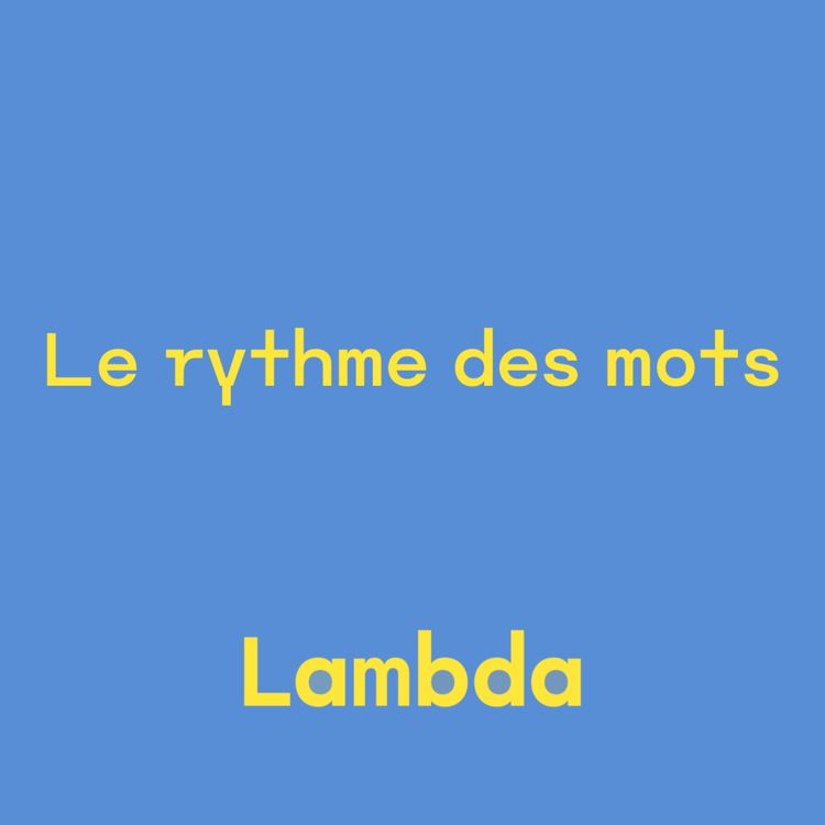 cover art for Le rythme des mots