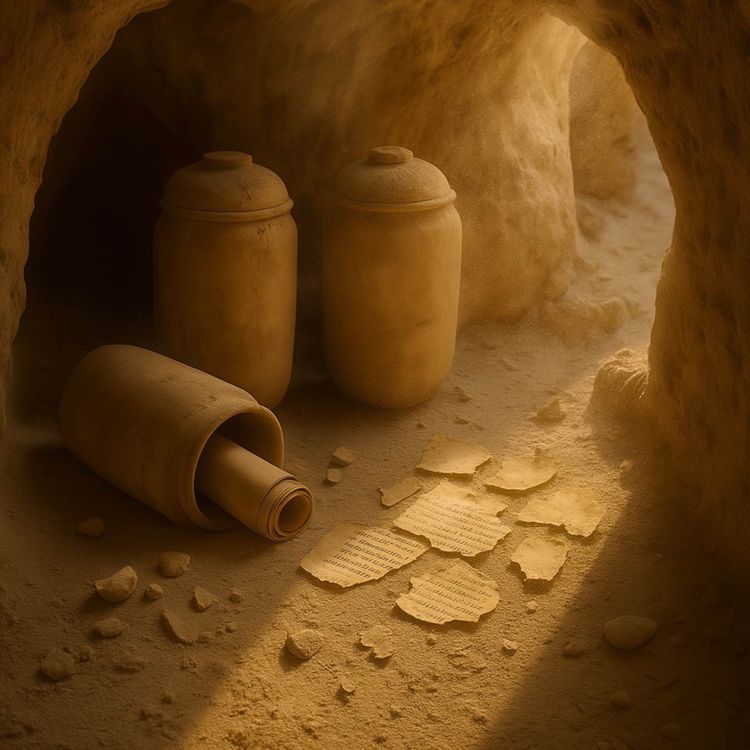 cover art for Döda havsrullarna – De gömda skrifterna