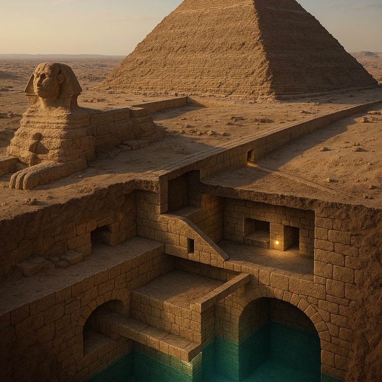 cover art for Pyramiderna och dess dolda kammare och spiraler