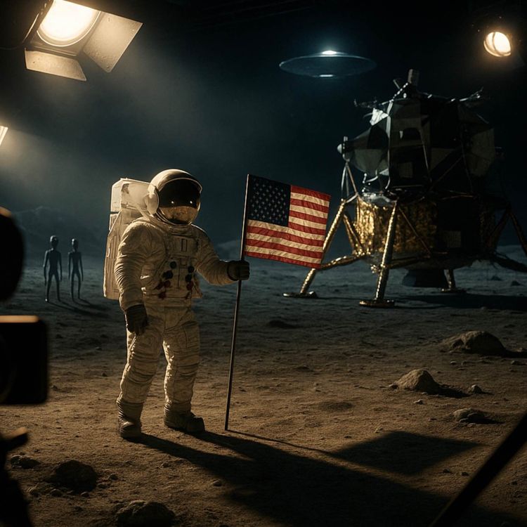 cover art for Månlandningen- sanning eller bluff