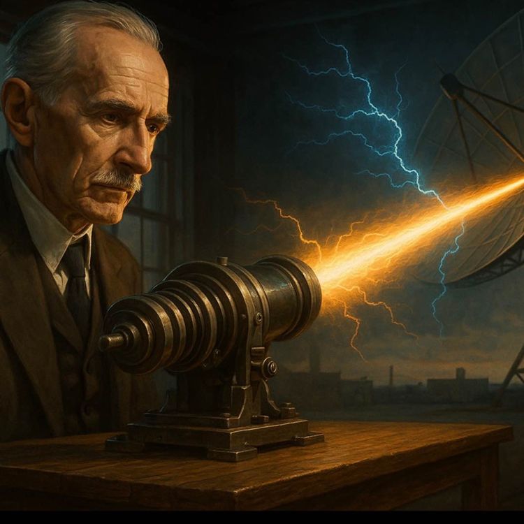 cover art for Nikola Tesla -Dödsstrålen