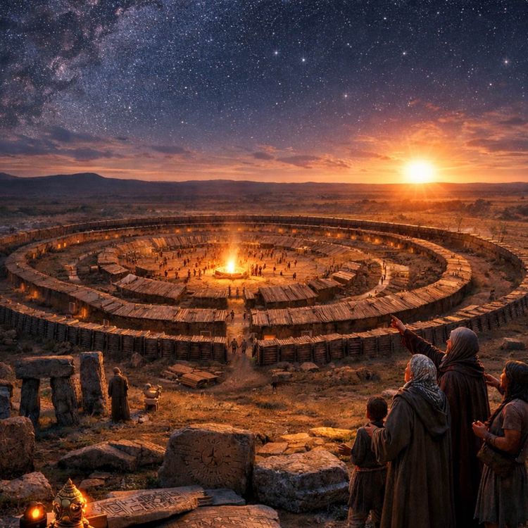 cover art for Arkaim - Rysk forntida stad byggd efter stjärnbilder