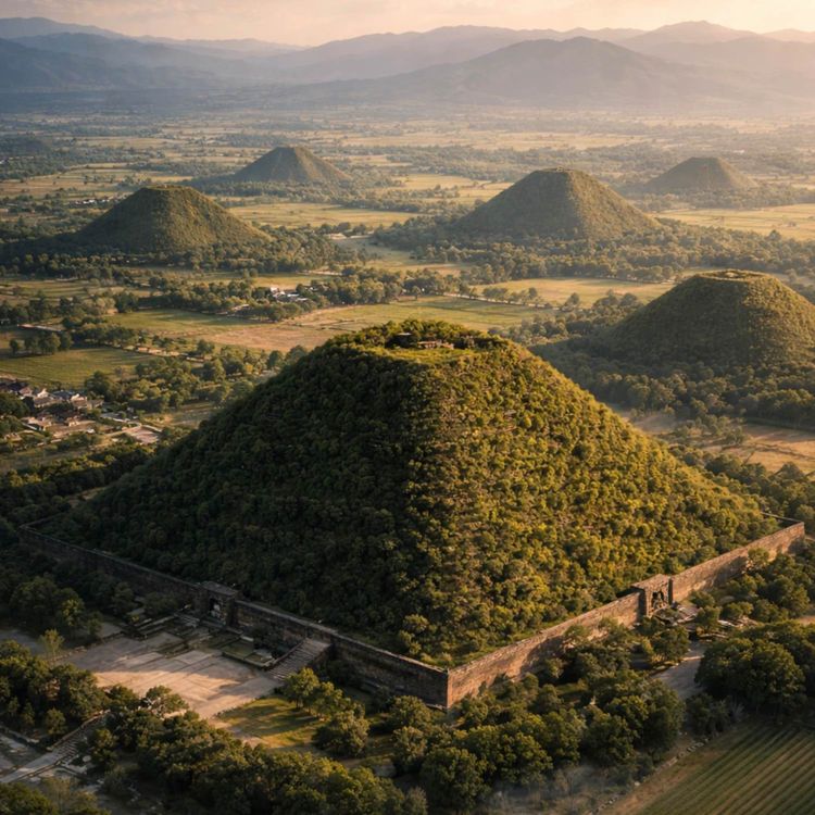 cover art for Kinas pyramider -många fortsatt oöppnade