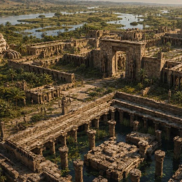 cover art for Labyrinten i Hawara, templet Osireion och sfinxen - Är det spår från en tidigare civilisation?