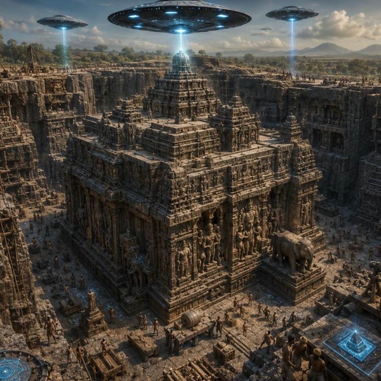 cover art for Kailasatemplet - Okänd byggkonst eller en bortglömd civilisation