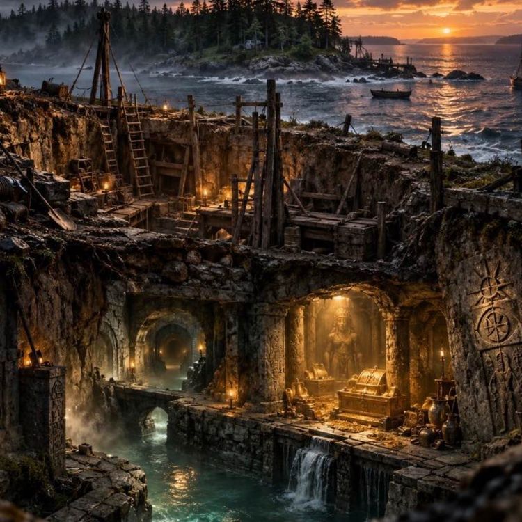 cover art for Ur Arkivet: Oak Island - Nedgrävd tempelriddarskatt?
