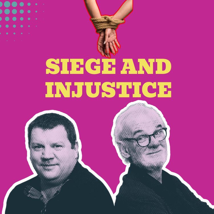 cover art for Siege and Injustice 