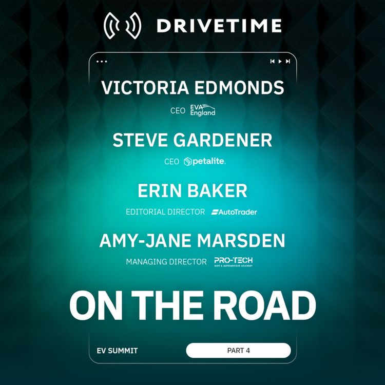cover art for Part 4 of Drivetime on the road at the EV Summit