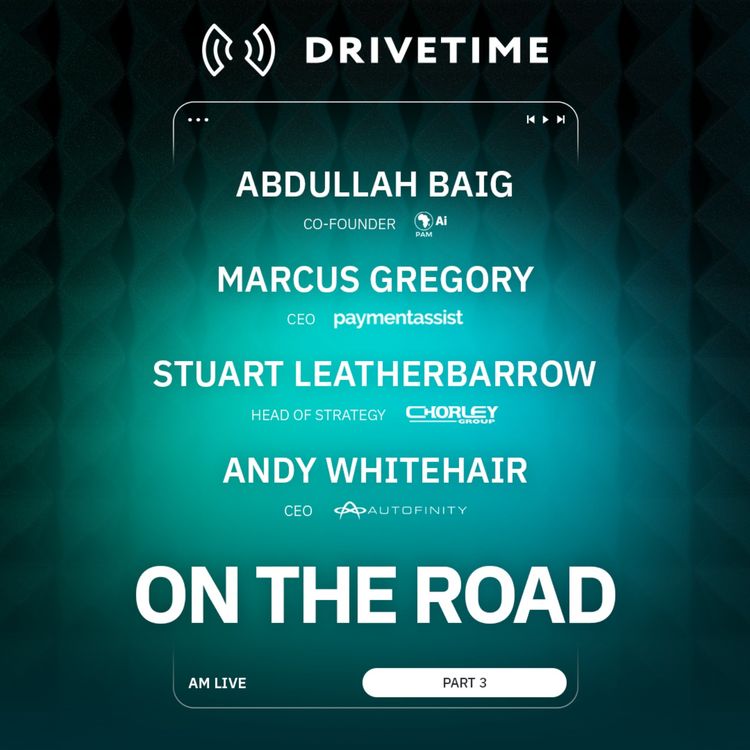 cover art for Part 3 of Drivetime on the road at AM Live