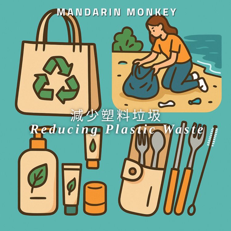 cover art for 減少塑料垃圾 Reducing Plastic Waste 