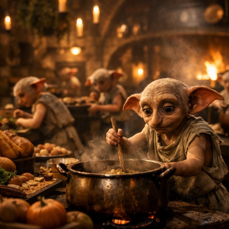 cover art for 42 - Hauselfen: Hogwarts’ schmutziges Geheimnis