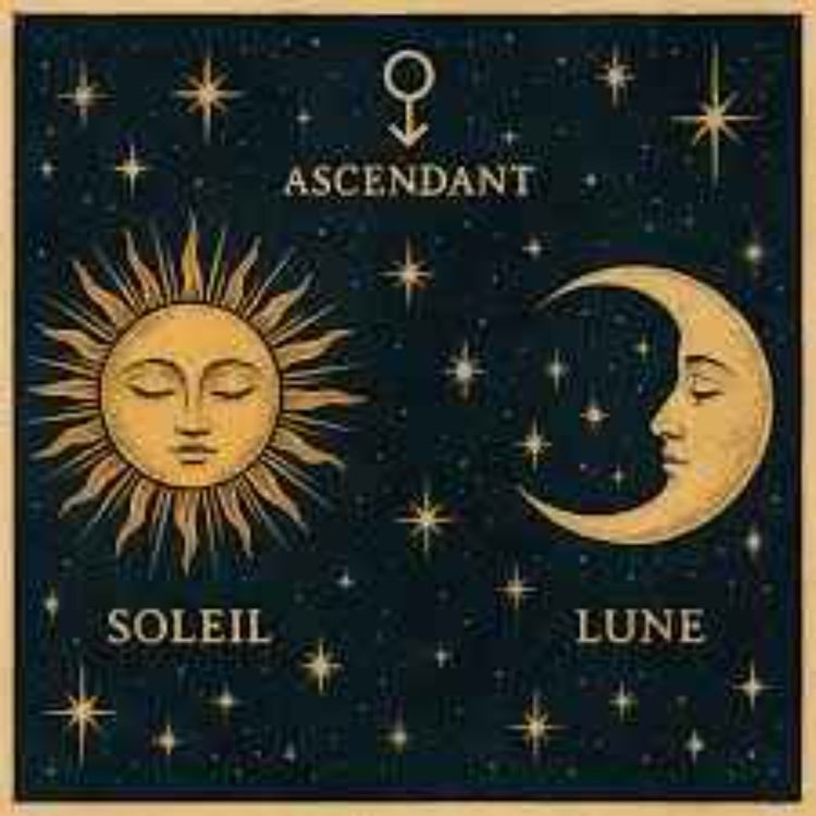 cover art for La trinité sacrée de votre thème natal : soleil, lune, ascendant