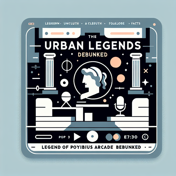 cover art for Legend of Polybius Arcade Debunked