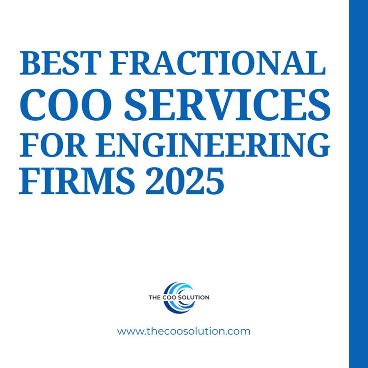 cover art for Best Fractional COO Services for Engineering Firms in 2025