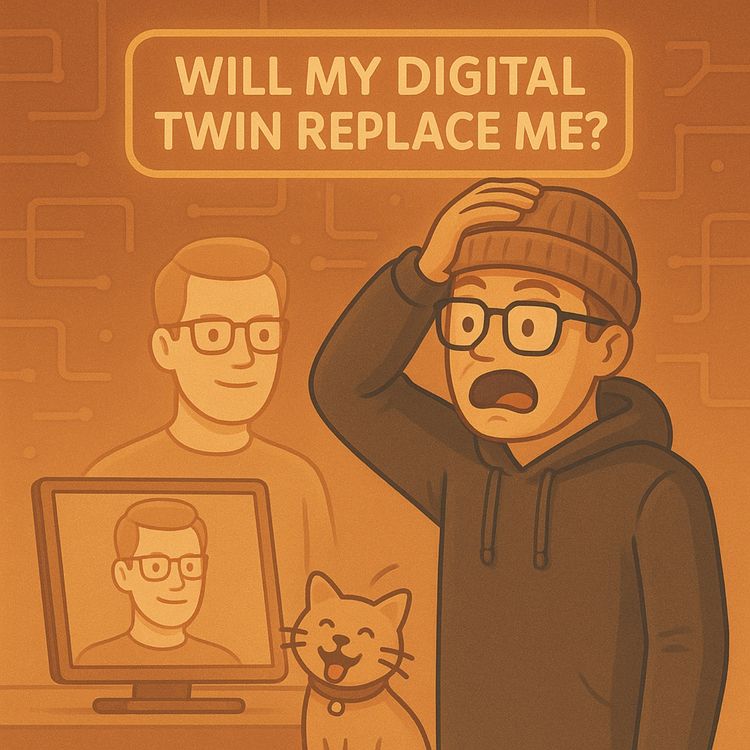cover art for Creating a Digital Twin - Part 2 of 2 "Will my Digital Twin replace me?" (EN)