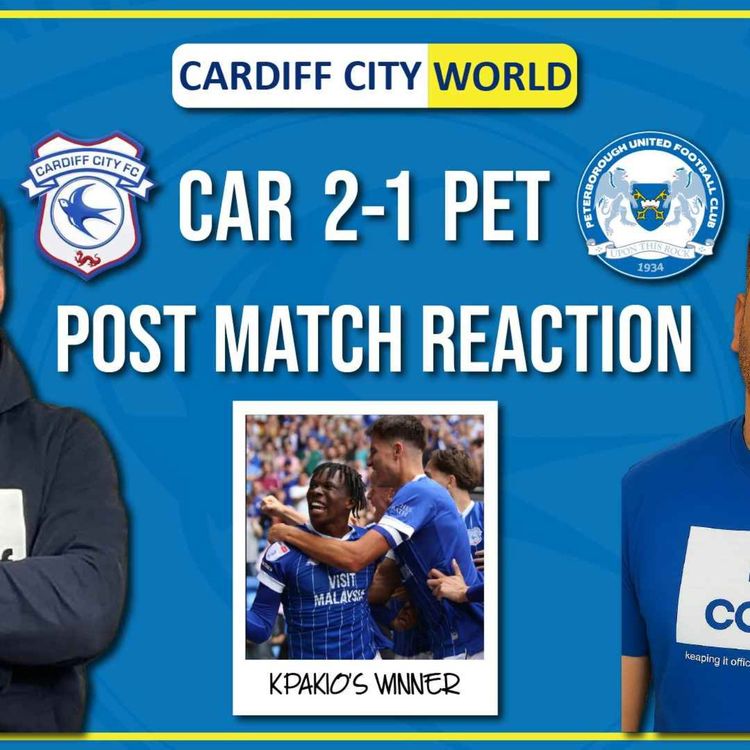 cover art for BBMs Young City side turn up after brave selection | Cardiff 2 Peterboro 1 | Post Match Reaction