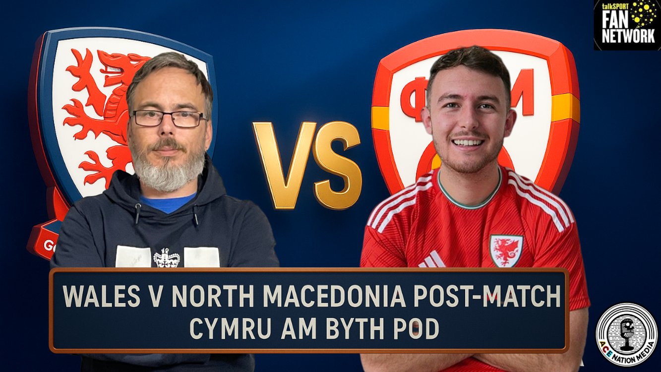 cover art for Bellamy masterclass as Cymru romp into play-off | Wales 7 North Macedonia 1 Post Match Reaction