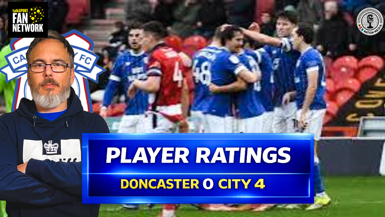 cover art for Lawlor, Rubin & Robertson Shine as Bluebirds run riot! | Player Ratings Doncaster 0 City 4