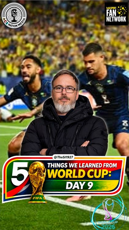 cover art for Brazil turn up, Morroco win, Turkey Out | 5 Things from World Cup: Day 9