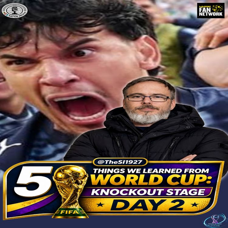 cover art for #Germany OUT #Brazil beat #Japan & #Morroco win again #WorldCup 5 Things Knockout Day