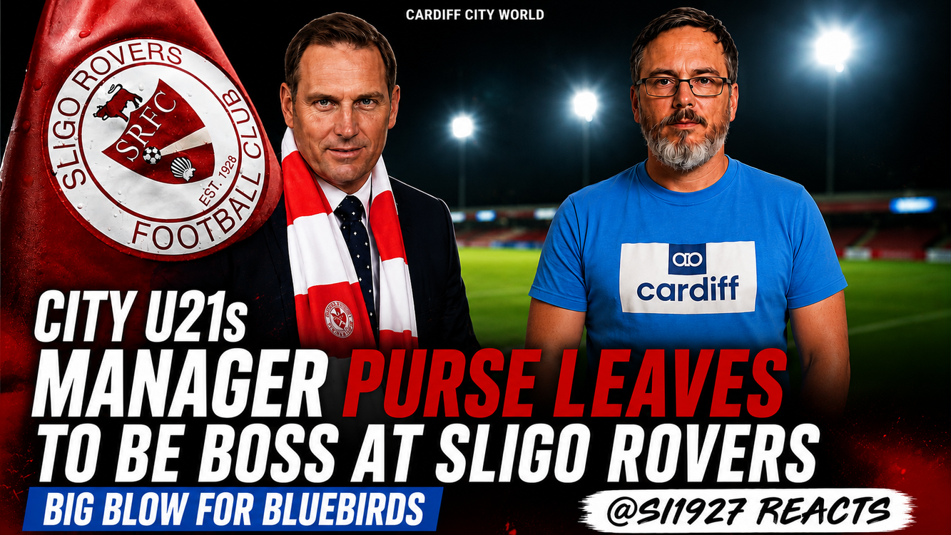 cover art for City u21s boss Darren Purse leaves to takeover at Sligo | Si Reacts 