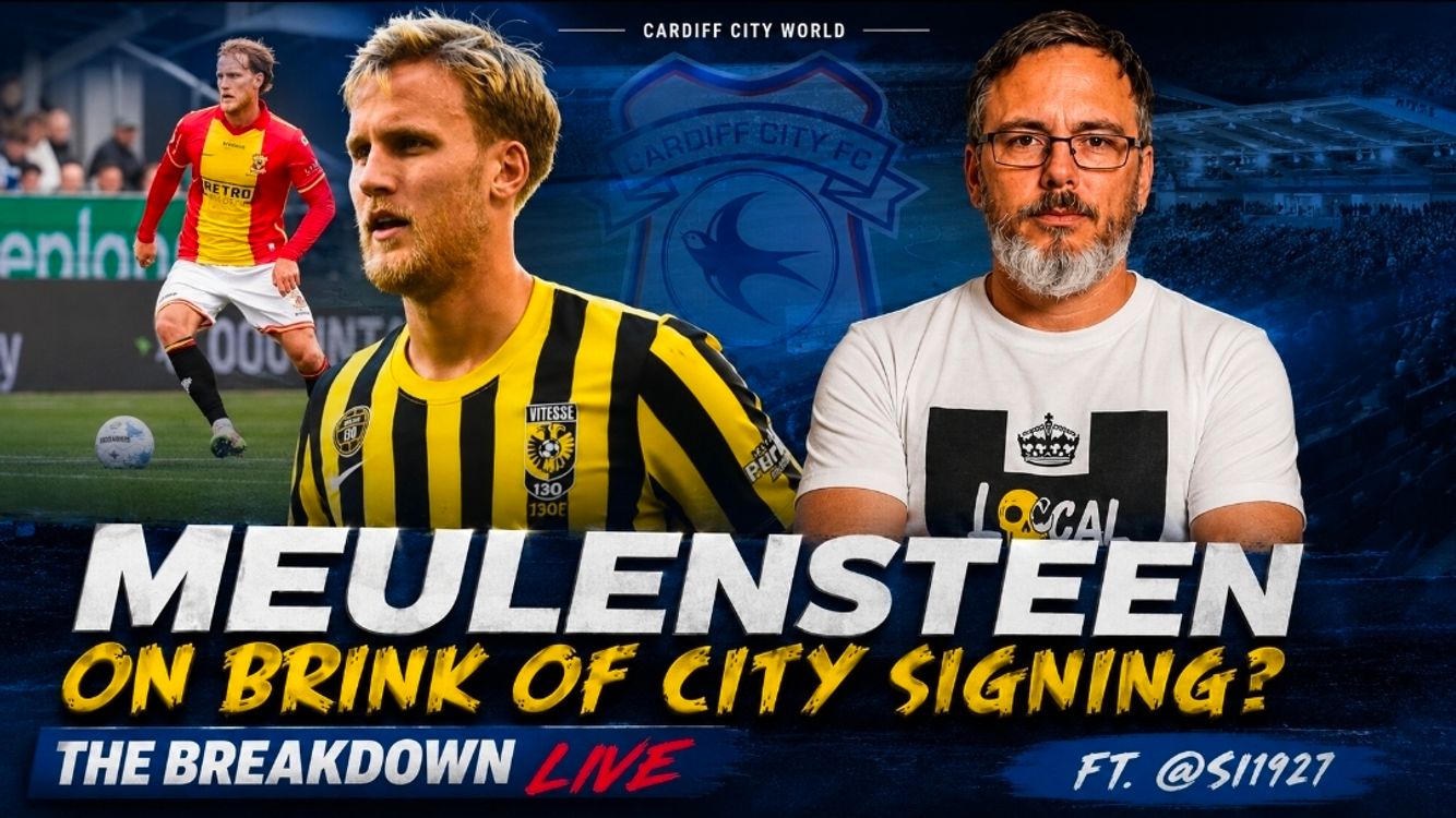 cover art for Meulensteen on way to Cardiff City? | The Breakdown Live ft @TheSi1927