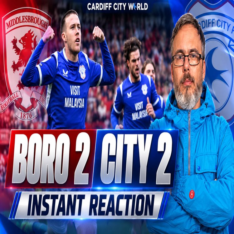 cover art for Bluebirds go bar for bar at Middlesbrough  | Boro 2 v City 2 ft Si
